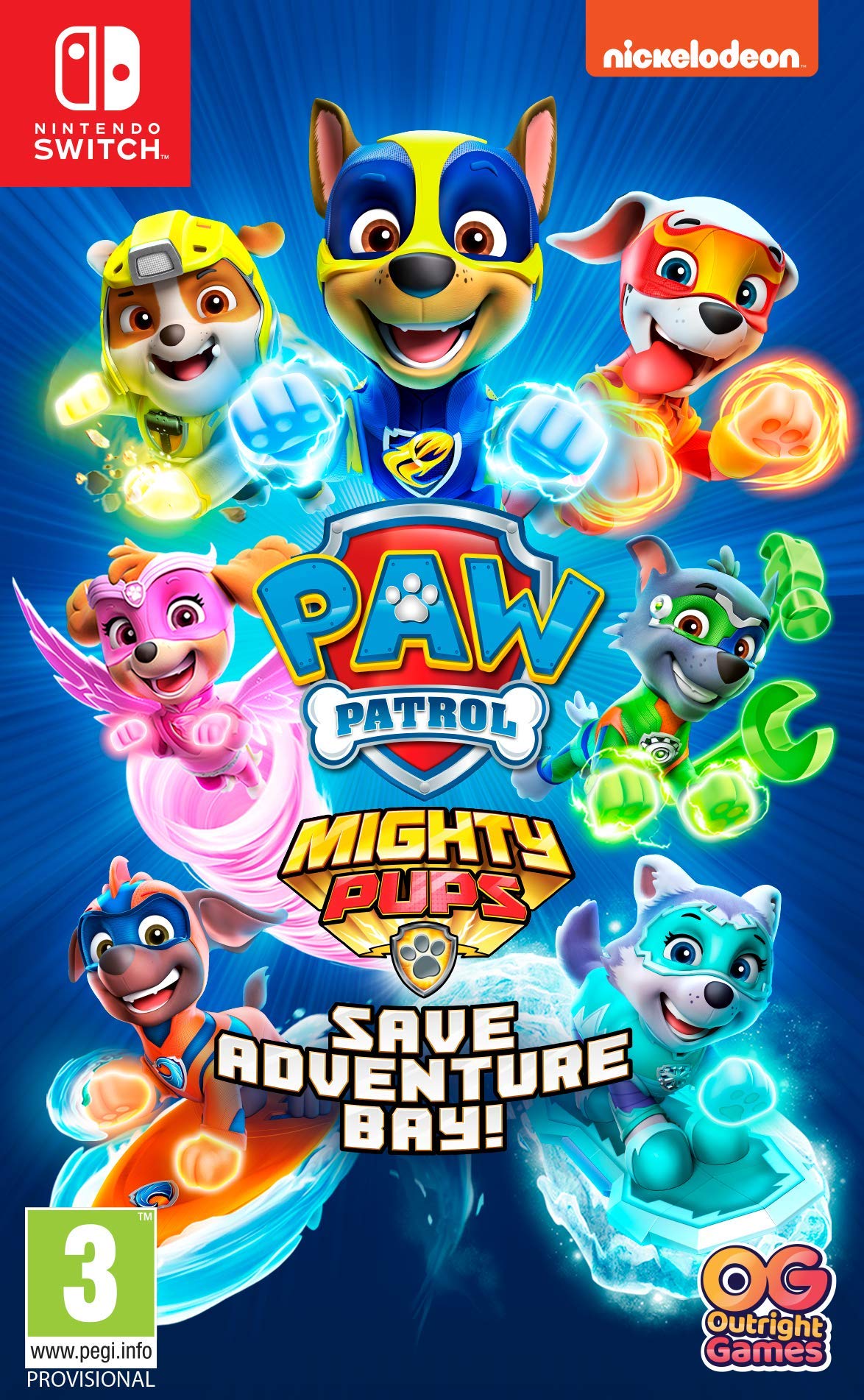 PAW Patrol Mighty Pups Save Adventure Bay | 2.2GB | SWITCH