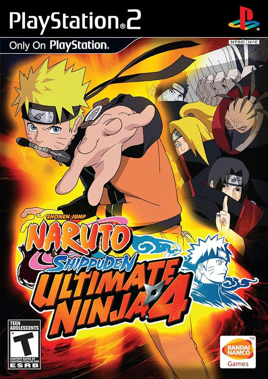 Naruto Shippuden - Ultimate Ninja 4 | 3.4GB | PS2 | 2PLAYER | hsp UltraLowS